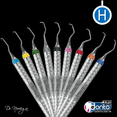 Curetas Hu-Friedy para realizar la limpieza dental